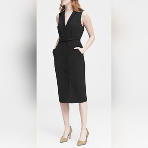 BANANA REPUBLIC Trench Dress, Size 4 Tall